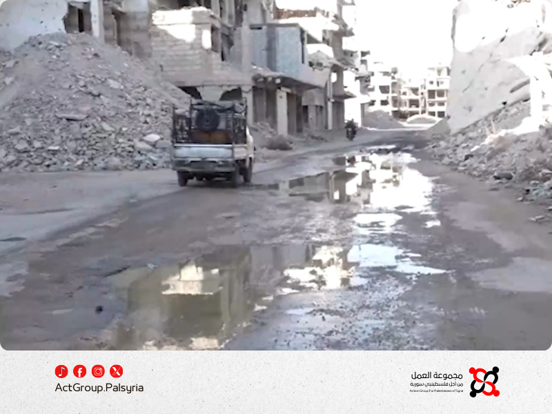 مع بداية الشتاء. أوضاع إنسانية صعبة في مخيم اليرموك