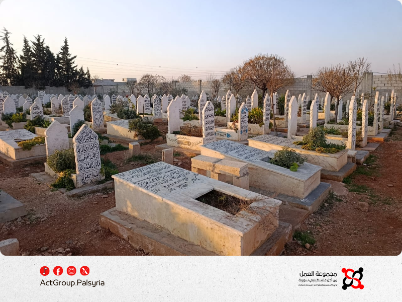 سرقات متكررة وتخريب يطال مقبرة مخيم النيرب وسط مطالب بحمايتها