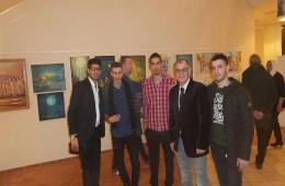 معرض للفنان الفلسطيني السوري مأمون الشايب في لاندسكرونا بالسويد 