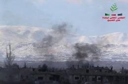 قصف يستهدف مخيم خان الشيح بريف دمشق 