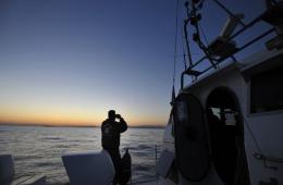 مهاجرون فلسطينيون وسوريون على متن سفينة تجارية قبالة سواحل اليونان يناشدون الصليب الأحمرالتدخل لنقلهم إلى إيطاليا  