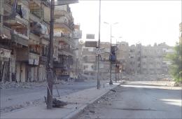 اشتباكات ليلية وقصف على عدة مناطق في مخيم اليرموك في اليوم 697 على حصاره