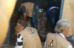 توزيع حوالي "1000" ربطة خبز على أهالي اليرموك النازحين إلى يلدا وببيلا
