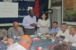بحضور مدير عام "الأونروا" مجموعة عائدون تناقش إجراءات الأونروا الأخيرة في دمشق 