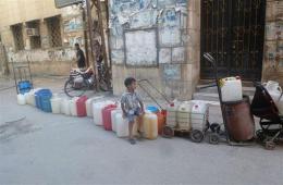 لليوم (275) على التوالي مخيم اليرموك بلا ماء
