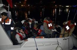 غرق قارب يقل مهاجرين  من سوريا قبالة السواحل التركية يخلف ضحايا 