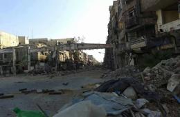 قصف واشتباكات ليلية في مخيم اليرموك ومأدبة إفطار لكبار السن والعجزة في المخيم المحاصر 