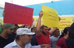 اعتصام لفلسطينيي سورية في مخيم عين الحلوة 
