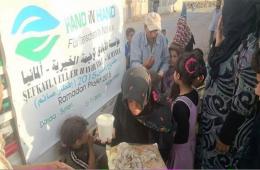 حملة افطار صائم للفلسطينيين في درعا جنوب سورية