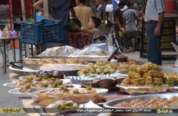  مجموعة العمل تنشر حقيقة تسجيلات الأطعمة التي نشرتها  داعش في  مخيم اليرموك