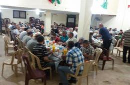 إفطار جماعي لفلسطينيي سورية بمخيم نهر البارد 