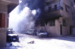 قصف واشتباكات في مخيم اليرموك 