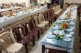 إفطار جماعي لفلسطينيي سورية في مخيم نهر البارد