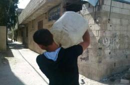 أزمة مياه في مخيم خان دنون بريف دمشق 