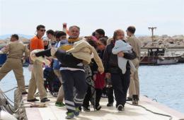 إنقاذ 97 لاجئاً سورياً في بحر ‫‏إيجة‬