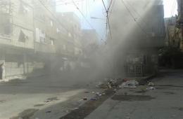 قصف يستهدف حارة المغاربة في مخيم اليرموك 