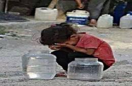 لليوم (420) على التوالي مخيم اليرموك بلا ماء