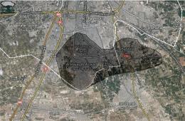 قوات المعارضة السورية  تغلق طريق يلدا مخيم اليرموك