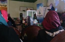 دورة إسعافات أولية للنساء الفلسطينيات السوريات المهجرات في لبنان  