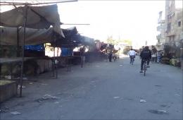 اغلاق الطريق الواصل بين مخيم اليرموك المحاصر وبلدة يلدا المجاورة