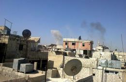قصف و اشتباكات على أطراف مخيم درعا 