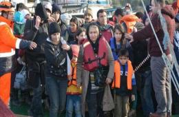 خفر السواحل التركية ينقذ 208 مهاجرين أثناء محاولتهم الوصول إلى اليونان