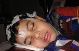 نداء مناشدة لمساعدة الطفل الفلسطيني السوري المريض "جواد العبويني" المهجّر من مخيم اليرموك 