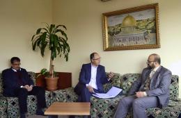 "فيدار" تعقد لقاءاً تشاورياً مع السفارة الفلسطينية لترتيب أوضاع فلسطينيي سورية في تركيا 