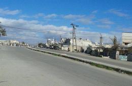 قصف بالبراميل المتفجرة يستهدف أطراف مخيم خان الشيح بريف دمشق 