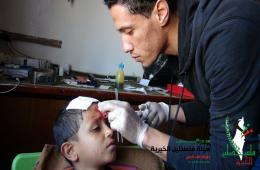 هيئة فلسطين الخيرية تستمر بتقديم خدماتها الطبية المجانية لأهالي مخيم اليرموك والنازحين عنه إلى بلدة يلدا 