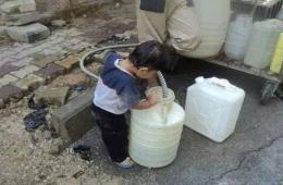      لليوم (532) على التوالي مخيم اليرموك بلا ماء