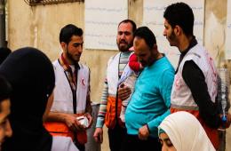تنظيم حملة طبية لأهالي مخيم اليرموك النازحين في البلدات المجاورة للمخيم