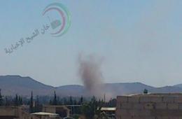 معارك عنيفة وقصف جوي مكثف يستهدف محيط مخيم خان الشيح بريف دمشق