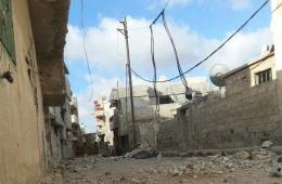 الجيش النظامي يستهدف منازل مخيم درعا بالمضادات الأرضية 