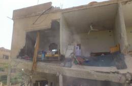 غارة جوية تستهدف مخيم خان الشيح للاجئين الفلسطينيين في ريف دمشق تسفر عن أضرار مادية كبيرة