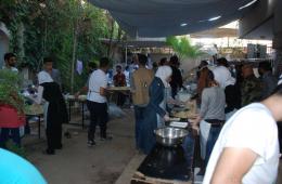 توزيع وجبات إفطارعلى العائلات الفلسطينية في بعض مناطق دمشق 