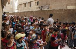 جفرا تقدم برنامج دعم نفسي لأكثر من (400) طفل من أبناء مخيم اليرموك وأبناء البلدات المجاورة له جنوب دمشق