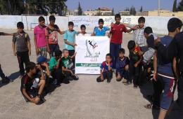 "هيئة فلسطين الخيرية" تقيم نادياً صيفياً لأطفال بلدة المزيريب جنوب سورية