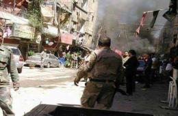 لاجئان فلسطينيان يقضيان إثر التفجير الذي استهدف حي السيدة زينب بريف دمشق 
