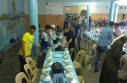 إفطار رمضاني لعدد من طلاب مخيمي النيرب وحندرات في حلب