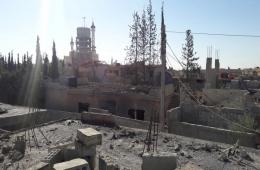 قصف مدفعي يستهدف الحارة الشرقية من مخيم خان الشيح