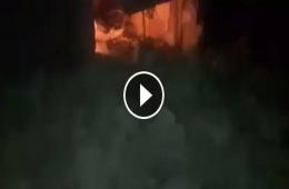 فيديو | الغارات الجوية التي استهدفت مخيم خان الشيح فجر اليوم