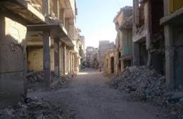 تجدد القصف المدفعي على مخيم درعا جنوب سورية 