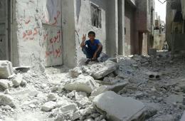 قصف بأسطوانات الغاز يستهدف مخيم درعا 