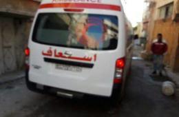 سيارات الإسعاف تدخل إلى مخيم خان الشيح لنقل المرضى، وجيش التحرير الفلسطينيي ينتشر في أحيائه