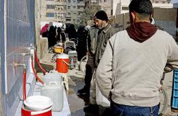 انقطاع مياه الشرب عن مخيمي درعا واليرموك يفاقم من المخاطر الصحية على سكانهما