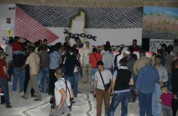ناشطون فلسطينيون جنوب دمشق يتضامنون مع الأسرى في سجون الاحتلال