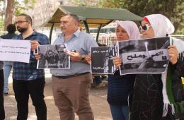 فلسطينيو سورية في تركيا يتضامنون مع الأسرى والمعتقلين 