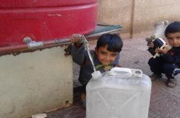 (1000) يوم على قطع الماء عن مخيم اليرموك 