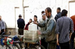 انقطاع مياه الشرب عن مخيمي درعا واليرموك يفاقم من المخاطر الصحية على سكانهما 